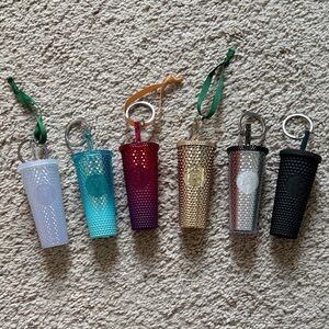 Starbucks Tumbler Keychain’s/Ornaments Set
